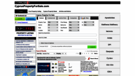 What Cypruspropertyforsale.com website looked like in 2021 (3 years ago)