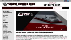 What Centralcarolinascale.com website looked like in 2021 (3 years ago)