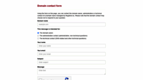 What Contact-form.registrar.eu website looked like in 2021 (3 years ago)