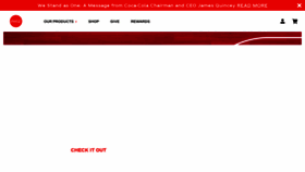 What Coke.com website looked like in 2021 (3 years ago)