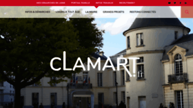 What Clamart.fr website looked like in 2021 (3 years ago)