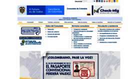 What Consulado.gov.co website looked like in 2021 (3 years ago)