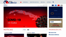 What Cuba.cu website looked like in 2021 (3 years ago)