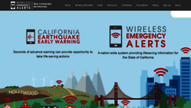What Calalerts.org website looked like in 2021 (3 years ago)