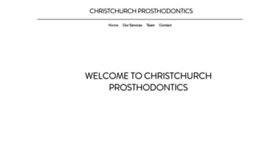 What Christchurchprosthodontics.co.nz website looked like in 2021 (5 years ago)