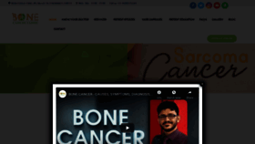 What Curebonecancer.com website looked like in 2021 (3 years ago)