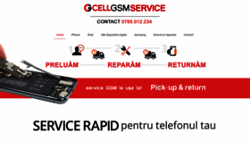 What Cellgsmservice.ro website looked like in 2021 (3 years ago)
