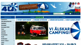 What Campingtillbehor4u.se website looked like in 2021 (3 years ago)