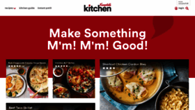 What Campbellskitchen.com website looked like in 2021 (3 years ago)