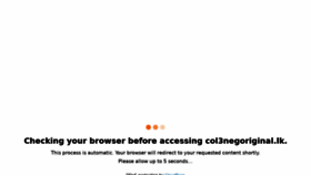 What Col3negoriginal.lk website looked like in 2021 (3 years ago)