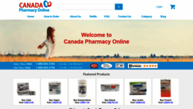 What Canadapharmacyonline.com website looked like in 2021 (3 years ago)