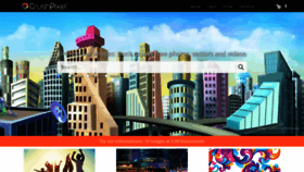 What Crushpixel.com website looked like in 2021 (3 years ago)
