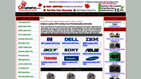 What Canadalaptopfan.com website looked like in 2021 (3 years ago)