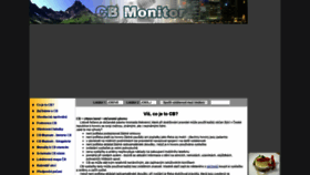 What Cbmonitor.cz website looked like in 2021 (3 years ago)