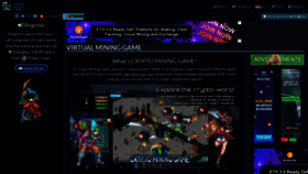 What Cryptomininggame.com website looked like in 2021 (3 years ago)