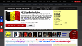 What Connectingsingles.be website looked like in 2021 (3 years ago)
