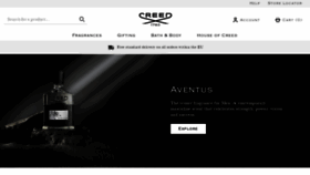What Creedfragrance.com website looked like in 2021 (3 years ago)