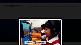 What Colegioamericano.edu.ec website looked like in 2021 (3 years ago)
