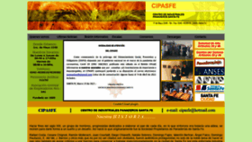 What Cipasfe.com.ar website looked like in 2021 (3 years ago)