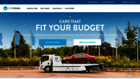 What Carvana.com website looked like in 2021 (3 years ago)