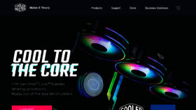What Coolermaster.com website looked like in 2021 (3 years ago)