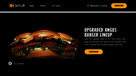 What Carlsjr.com website looked like in 2021 (4 years ago)