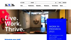 What Chicagoartistscoalition.org website looked like in 2021 (3 years ago)