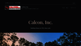 What Calconinc.com website looked like in 2021 (3 years ago)