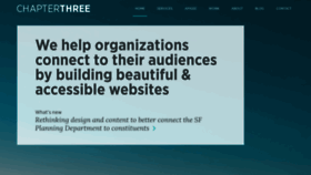 What Chapterthree.com website looked like in 2021 (3 years ago)