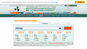 What Clausweb.ro website looked like in 2021 (3 years ago)