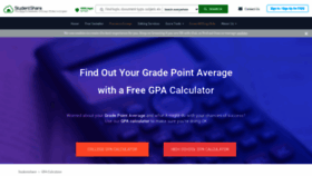 What Calculatorgpa.com website looked like in 2021 (3 years ago)