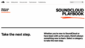 What Community.soundcloud.com website looked like in 2021 (3 years ago)