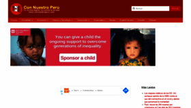 What Connuestroperu.com website looked like in 2021 (3 years ago)