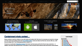 What Climbingaway.fr website looked like in 2021 (4 years ago)