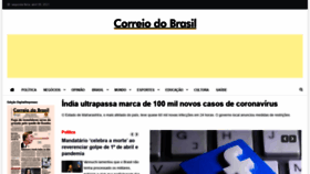 What Correiodobrasil.com.br website looked like in 2021 (3 years ago)