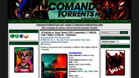 What Comandotorrentshd.net website looked like in 2021 (3 years ago)