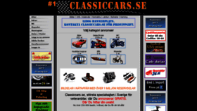 What Classiccars.se website looked like in 2021 (3 years ago)