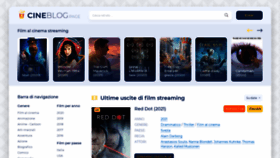 What Cineblog.page website looked like in 2021 (3 years ago)