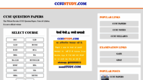 What Ccsustudy.com website looked like in 2021 (3 years ago)