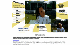 What Caricaturesoft.com website looked like in 2021 (3 years ago)
