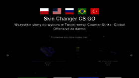 What Csgo-skin-changer.pl website looked like in 2021 (3 years ago)