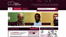 What Careopinion.org.uk website looked like in 2021 (3 years ago)