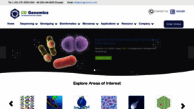 What Cd-genomics.com website looked like in 2021 (3 years ago)