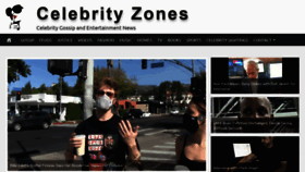 What Celebrityzones.com website looked like in 2021 (3 years ago)