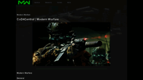 What Cod4central.com website looked like in 2021 (3 years ago)