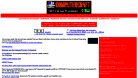 What Computercraft.com website looked like in 2021 (3 years ago)