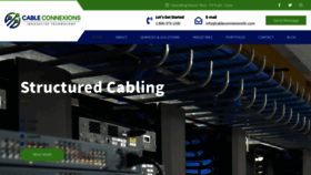 What Cableconnexionsllc.com website looked like in 2021 (3 years ago)