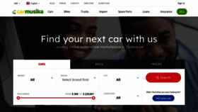 What Carmusika.com website looked like in 2021 (3 years ago)