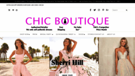 What Chicboutiqueny.com website looked like in 2021 (3 years ago)