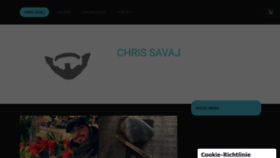 What Chris-savaj.com website looked like in 2021 (3 years ago)